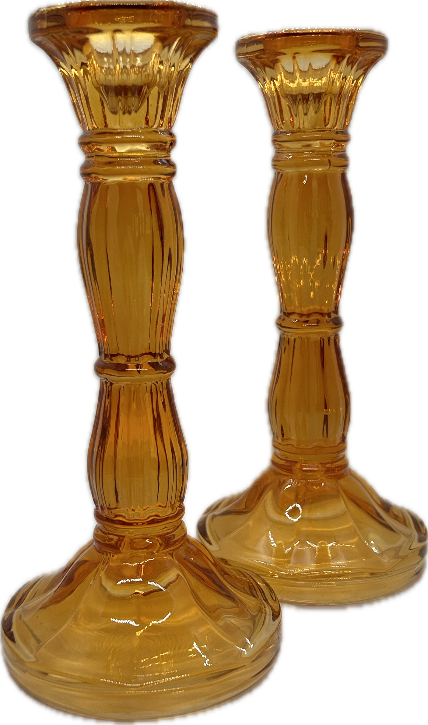 two candle sticks