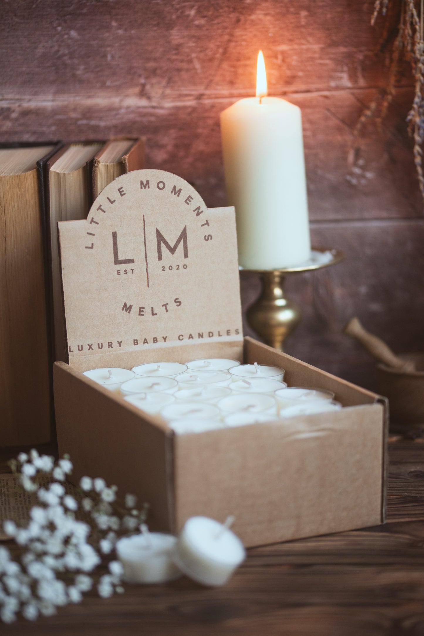 Luxury Baby Candles (Set of 10) – Soy, Rapeseed & Coconut Wax | Little Moments Melts