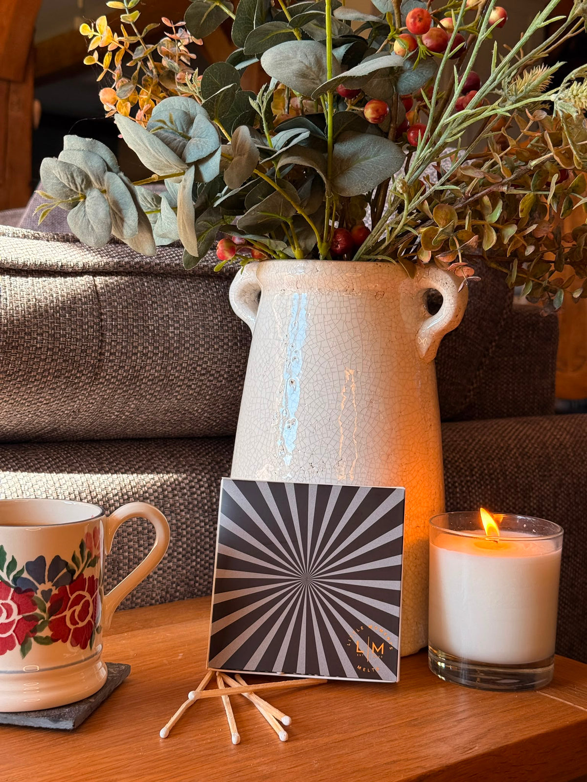 Luxury Decorative Matchbox – 120 White Matches